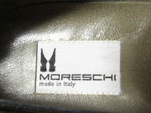 【極美品】 MORESCHI モレスキー レザー ローファー イタリア製 size EU5 US6 (24cm) ブラック 本革 革靴 _画像7
