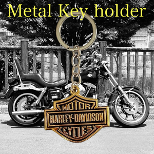 HARLEY DAVIDSON メタル キーホルダー ハーレーダビッドソン キーリング BIKE バイク オートバイ アクセサリー グッズ