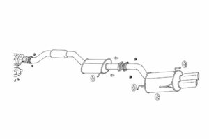 FUJITSUBO フジツボ マフラー レガリスR シーマ FHY33 VQ30DET H8.6～H10.9 3.0 ターボ 受注生産品