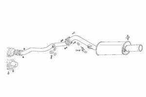 FUJITSUBO フジツボ マフラー レガリスR スカイライン DR30 FJ20ET S58.2～S60.8 RS ターボ MT