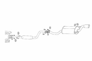 FUJITSUBO フジツボ マフラー レガリスR アコードワゴン CF2 H22A H8.9～H9.10 SiR 受注生産品 ※個人宅不可