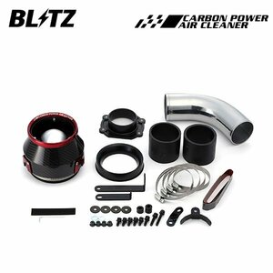 BLITZ ブリッツ カーボンパワーエアクリーナー BMW ミニ (R60) DBA-ZC16 H23.1～ N18B16A クーパーS クロスオーバー エアフロ車 35209