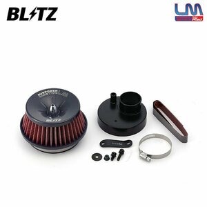 BLITZ ブリッツ サスパワー コアタイプLM レッド エアクリーナー ワゴンR MC12S H12.12～H13.11 F6A ターボ 59186