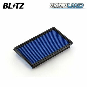 BLITZ ブリッツ パワー エアフィルター LMD DN-27B ティーダラティオ SNC11 H16.9～ HR15DE 4WD 59556