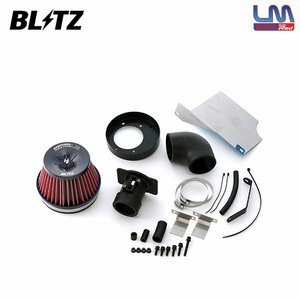 BLITZ ブリッツ サスパワー コアタイプLM レッド エアクリーナー フィットハイブリッド GP4 H24.5～H25.9 LEA RS 59126