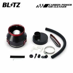 BLITZ ブリッツ カーボンパワーエアクリーナー スペーシアカスタム MK32S H25.6～ R06A ターボ 35177