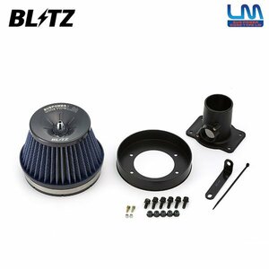 BLITZ ブリッツ サスパワー コアタイプLM ブルー エアクリーナー アレックス NZE121 NZE124 H13.1～ 1NZ-FE 56065