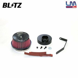 BLITZ ブリッツ サスパワー コアタイプLM レッド エアクリーナー eKスポーツ H81W H14.9～H18.9 3G83 ターボ 59078