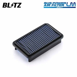 BLITZ ブリッツ サスパワー エアフィルター LM SS-728B ジムニー JB23W H10.10～ K6A ターボ 59600