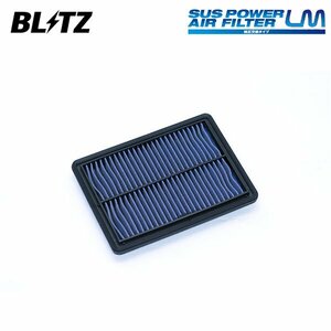 BLITZ ブリッツ サスパワー エアフィルター LM SD-868B ハイゼットカーゴ S321V H29.11～ KF ターボ FR 59647