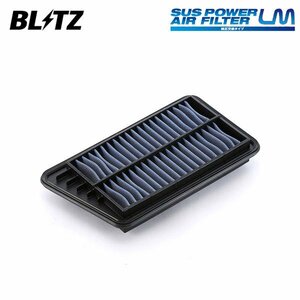 BLITZ ブリッツ サスパワー エアフィルター LM SH-74B バモス HM2 H12.2～ E07Z NA 4WD MT 1004081～ 17220-PFE-000/17220-PFE-010 59536