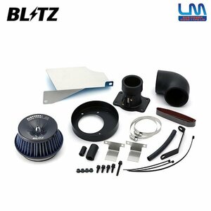BLITZ ブリッツ サスパワー コアタイプLM ブルー エアクリーナー プリウスPHV ZVW35 H24.1～ 2ZR-FXE 56085