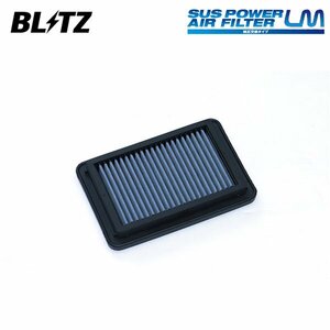 BLITZ ブリッツ サスパワー エアフィルター LM WD-869B シフォン LA650F R1.7～ KF ターボ FF カスタム含む 59656