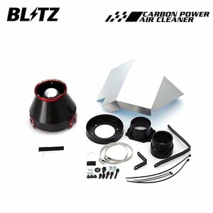 BLITZ ブリッツ カーボンパワーエアクリーナー ランサーエボリューション 10 CZ4A H19.10～ 4B11 MIVEC MT/SST 35082