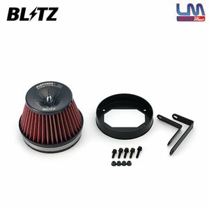 BLITZ ブリッツ サスパワー コアタイプLM レッド エアクリーナー ランサーエボリューション 9 CT9A H17.3～H19.10 4G63MIVEC MR含む 59075