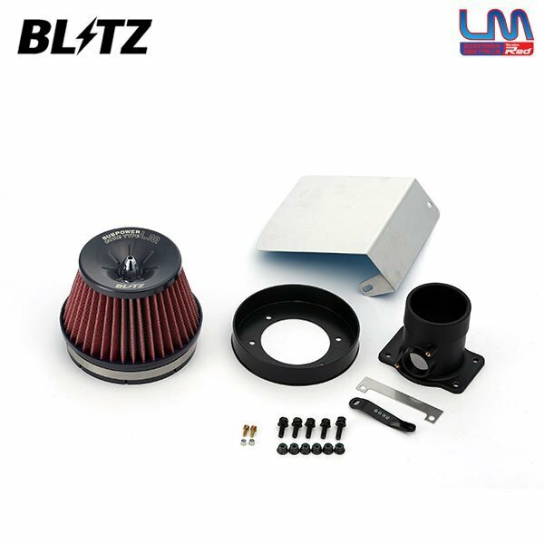 BLITZ ブリッツ サスパワー コアタイプLM レッド エアクリーナー マークX GRX120 GRX121 GRX125 H16.11～H18.10 59141