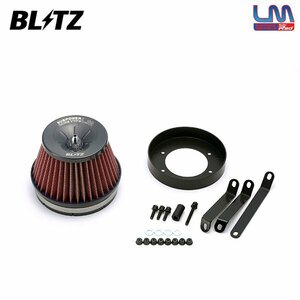 BLITZ ブリッツ サスパワー コアタイプLM レッド エアクリーナー フェアレディZ Z32 H1.7～H14.7 VG30DETT 59017