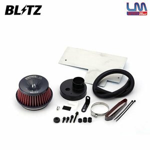 BLITZ ブリッツ サスパワー コアタイプLM レッド エアクリーナー N-BOX+カスタム JF1 JF2 H24.7～ S07A ターボ 59202