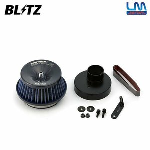 BLITZ ブリッツ サスパワー コアタイプLM ブルー エアクリーナー eKカスタム B11W H25.6～H28.7 3B20 ターボ 56203