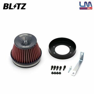 BLITZ ブリッツ サスパワー コアタイプLM レッド エアクリーナー スカイライン ER34 H10.5～H13.6 RB25DE 59028