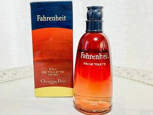 [USED]* Christian Dior Christian Dior Fahrenheit мех Len высота EDTo-doto трещина 100ml духи бутылка 