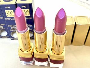 ESTEE LAUDER Estee Lauder pure color bell bed lipstick #407 bell bed ti-pa3 point lipstick 
