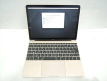 MacBook A1534　通電確認済み　動作未確認　PW有り解除不可　A3751_画像3