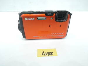 Nikon COOLPIX AW100 コンパクト デジタルカメラ　起動確認済み　A3788