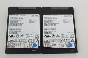 SanDisk SD8SB8U-256G-1006 256GB 2.5 SSD SATA рабочий товар 2 шт. комплект *