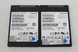 SanDisk SD9TB8W-256G-1001 256GB 2.5 SSD SATA operation goods 2 piece set *