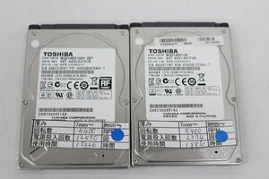 TOSHIBA MQ01ABD100 MQ01ABD100H 1TB 2.5 HDD SATA 動作品 2個セット☆