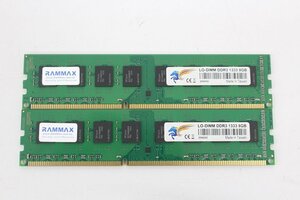 RAMMAX DDR3 1333 8GB×2 шт. комплект 16GB память *