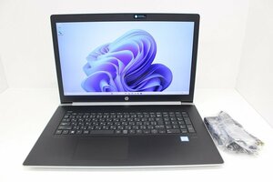 ProBook 470 G5 第8世代 Core i7 8550U /16GB/新品SSD512GB/15.6インチ フルHD /Wi-Fi/USB3.1Type-C/Windows11 Pro☆