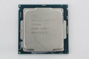 Intel CPU no. 8 generation Core i3 8100 3.60GHz LGA1151*