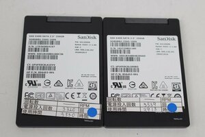 SanDisk SD8SB8U-256G-1006 256GB 2.5 SSD SATA operation goods 2 piece set *
