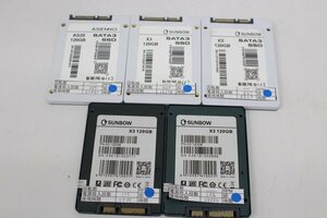 SUNBOW X3 ASENNo AS25 120GB 2.5 SSD SATA рабочий товар 5 шт. комплект *