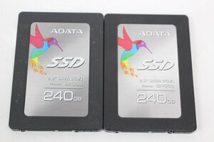 ADATA ASP550SS ASP550SS7 2.5 240GB SSD SATA 動作品 2個セット☆