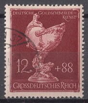 1944年ドイツ 金細工師切手 12+88pf_画像1