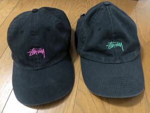 STUSSY колпак 2 . комплект продажа Stussy CAP чёрный редкость мужской женский шляпа American Casual Street cup ru