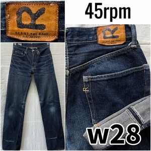 45rpm studio w28 45a-rupi- M Studio распорка Denim молния fly heavy OZ Denim .hige