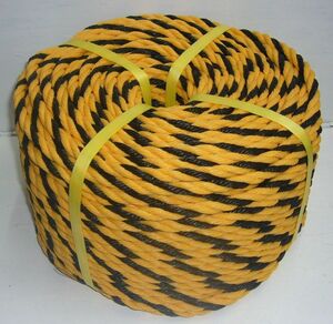  sign rope ( black-and-yellow rope security rope ) #12×100m 1 volume 