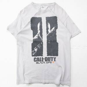 古着 00s CALL OF DUTY ゲームT コールオブデューティー アドバンスウォーフェア トップス メンズM ホンジュラス製 グレー