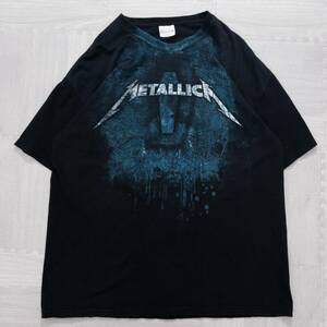 古着 00s METALLICA メタリカ バンT トップス メンズXL エルサルバドル製 ブラック