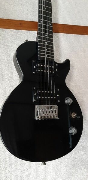トラベルギター epiphone ミニレスポール 生産完了品 570スケール 調整メンテ済 美品 49~11弦仕様 安定強化ペグ
