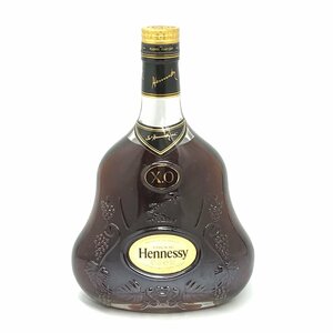 未開栓　Hennessy ヘネシーXO 金キャップ クリアボトル コニャック ブランデー 700ml 古酒 お酒 洋酒 酒類 アルコール SH ② fe ABE