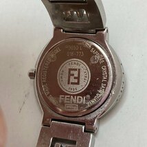 ジャンク※FENDI　フェンディ 3050L ピンク クオーツ レディース 腕時計　MB　YN　ABA2_画像6