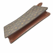 LOUIS VUITTON ルイヴィトン LV モノグラム ポシェット・オム クラッチバッグ 手持ち セカンドバッグ ブラウン M51795 メンズ fe ABF_画像5