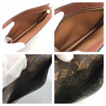 LOUIS VUITTON ルイヴィトン LV モノグラム ポシェット・オム クラッチバッグ 手持ち セカンドバッグ ブラウン M51795 メンズ fe ABF_画像7