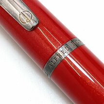 dunhill ダンヒル A.D.2000 万年筆 F. レッド カーボンファイバー 18K-750 アルフレッドダンヒル インク・箱付き 筆記用具 MB fe ABB2_画像5