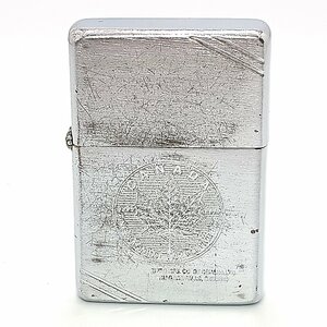 ZIPPO ジッポ　オイルライター　ジッポー ライター　カナダ　シルバーカラー 火花飛び タバコグッズ 喫煙具 小物 MB fe ABC3